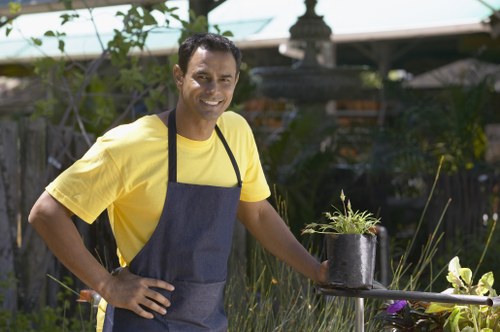 Modern landscape gardening trends with sustainable practices in Kentish Town